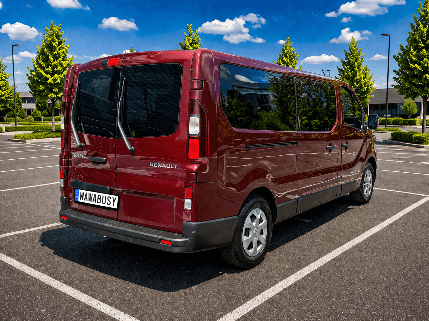 Renault Trafic 9 miejsc – bus osobowy na wynajem, zdjęcie 1