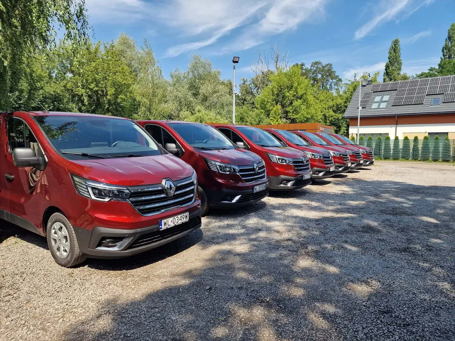 Renault Trafic passenger vans from the Wawabusy fleet